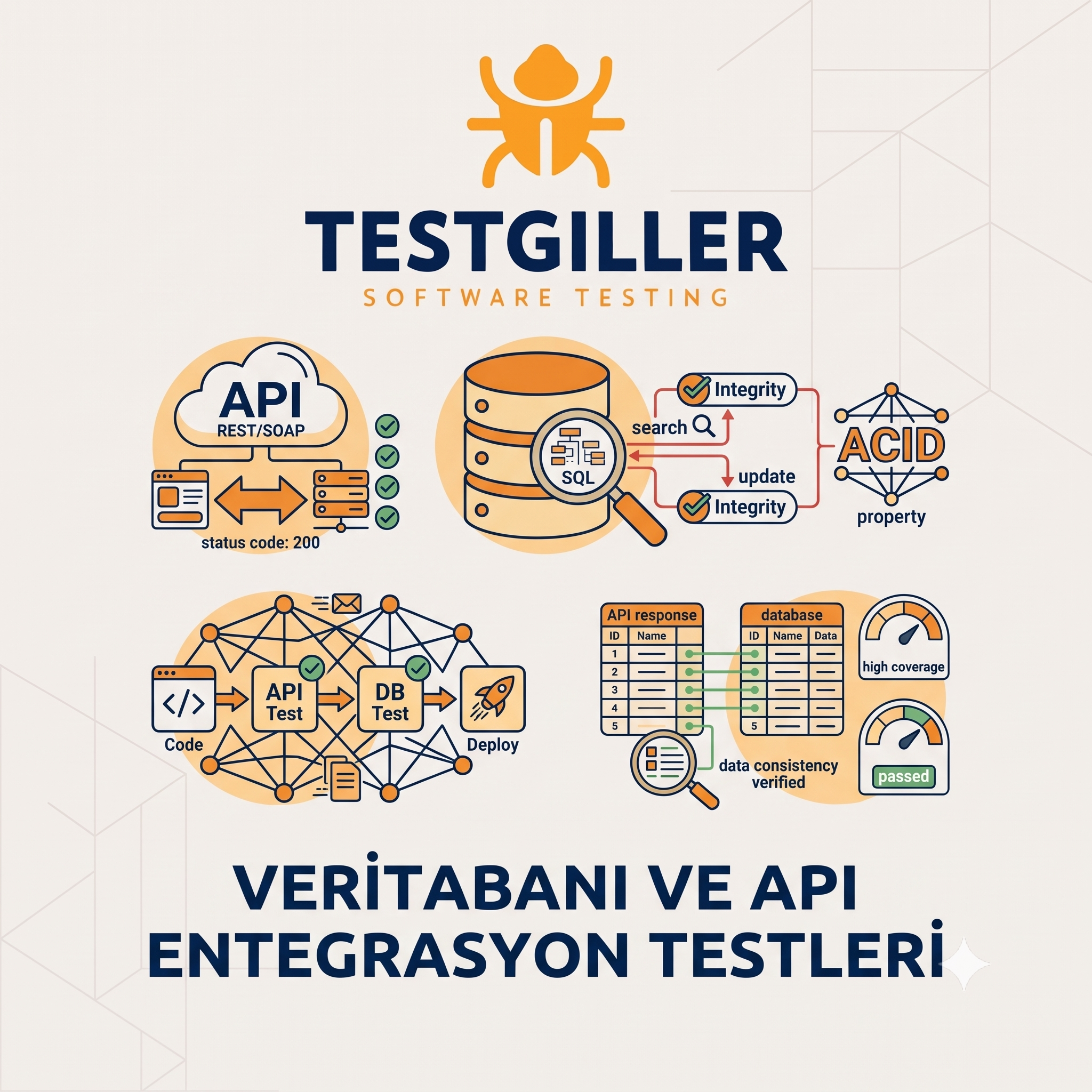 3: Veritabanı ve API Entegrasyon Testleri
